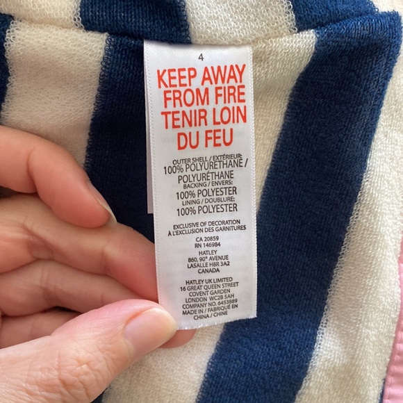 hatley Girls Pink Hooded Raincoat - Picture 7 of 8